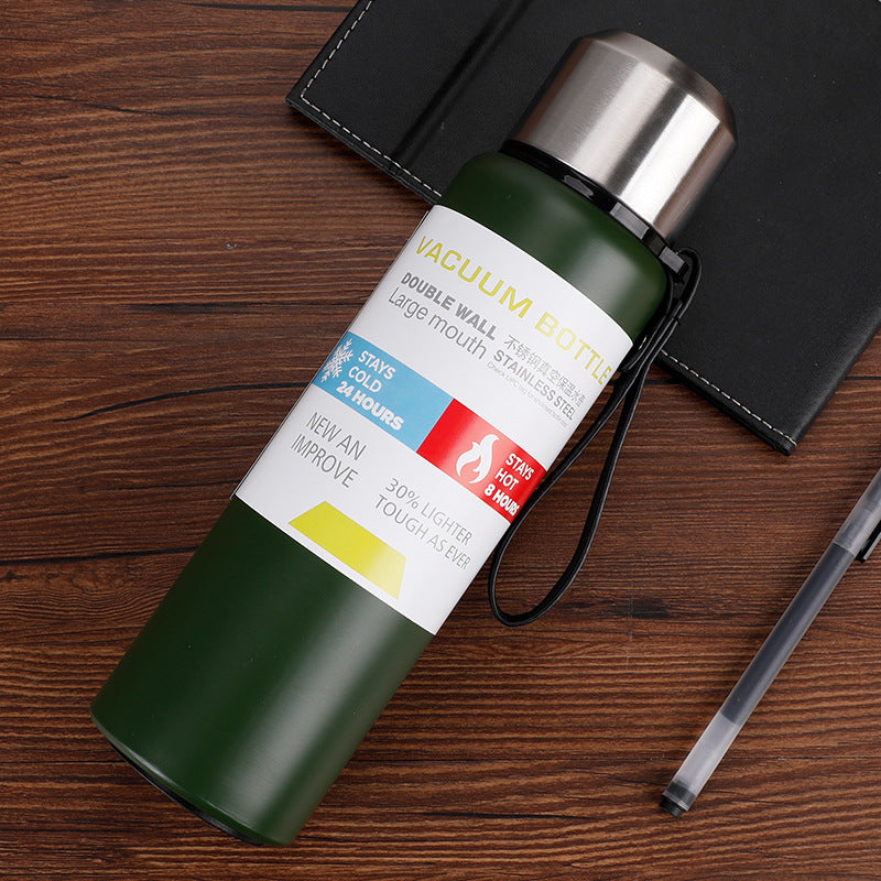 Double Layer Stainless Steel Portable Thermos