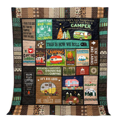 Outdoor camping blanket