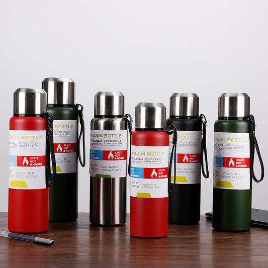 Double Layer Stainless Steel Portable Thermos
