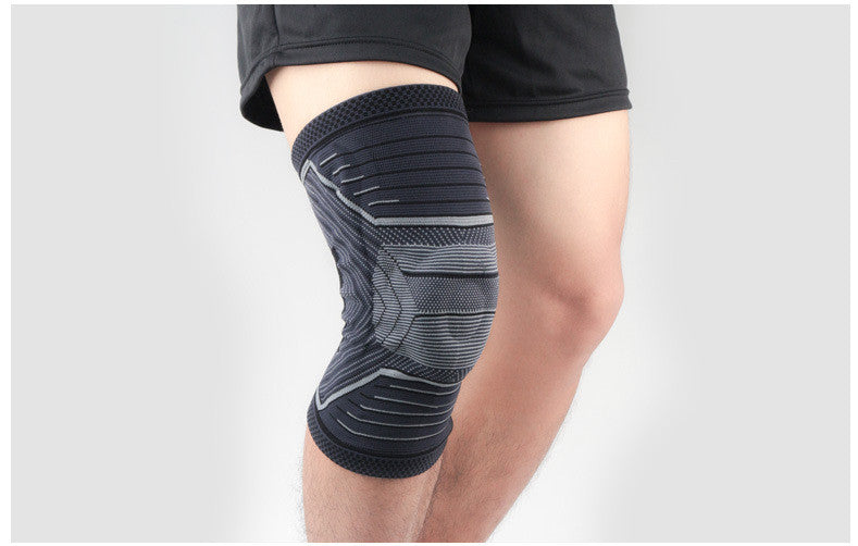 Support Pressurized Silicone Crash Sports Knee Pads