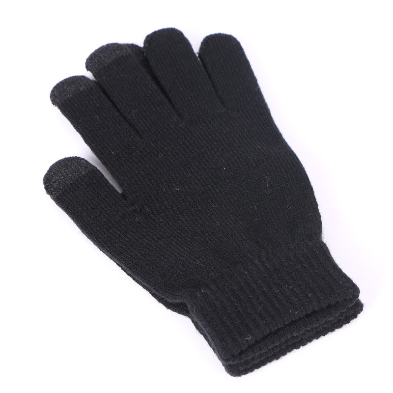 Men's And Women's Knitted Set Autumn And Winter Thickening