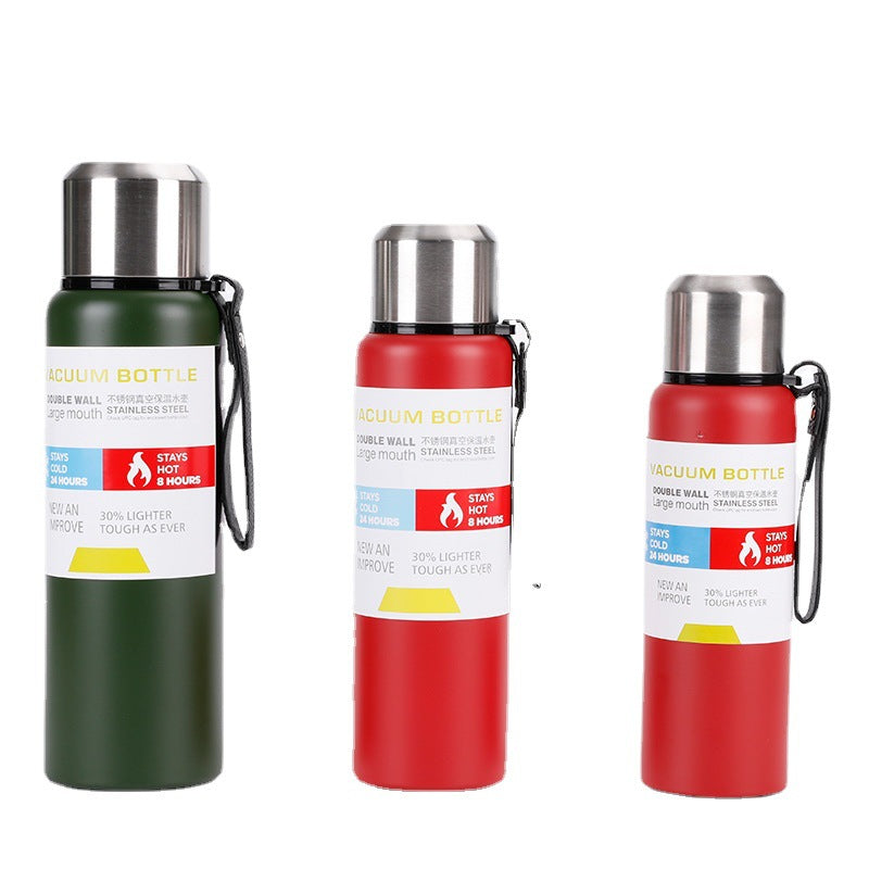 Double Layer Stainless Steel Portable Thermos