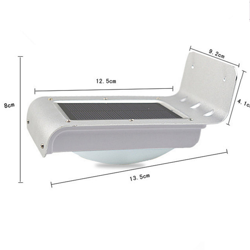 4-Pack 16 LEDs Outdoor Solar Powered Motion Sensor Light