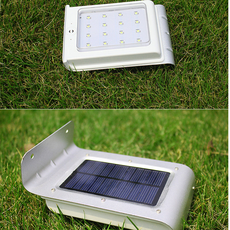 4-Pack 16 LEDs Outdoor Solar Powered Motion Sensor Light