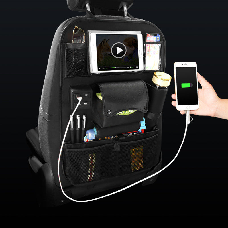 Car Backrest Storage Bag Multifunctional