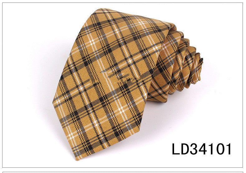 Plaid Series 7cm Men's Ties