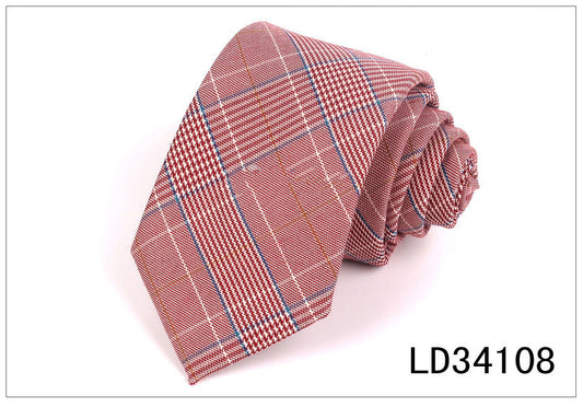 Plaid Series 7cm Men's Ties