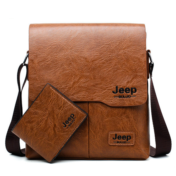 Business Casual One-shoulder Messenger Bag Wallet Combination