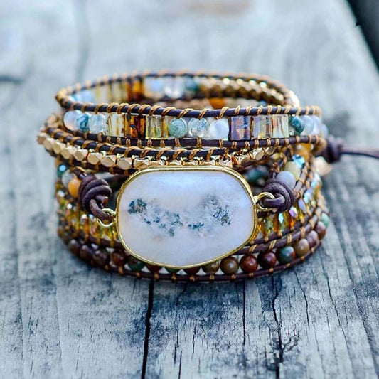 Bohemian Style Crystal Bud Bracelet