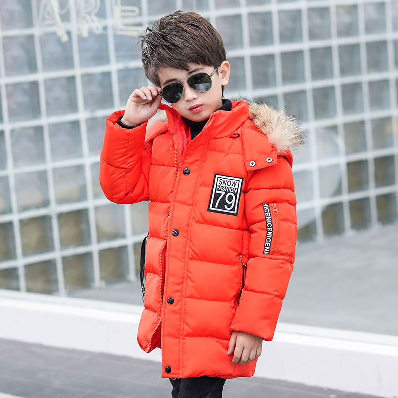 Children's warm down jacket