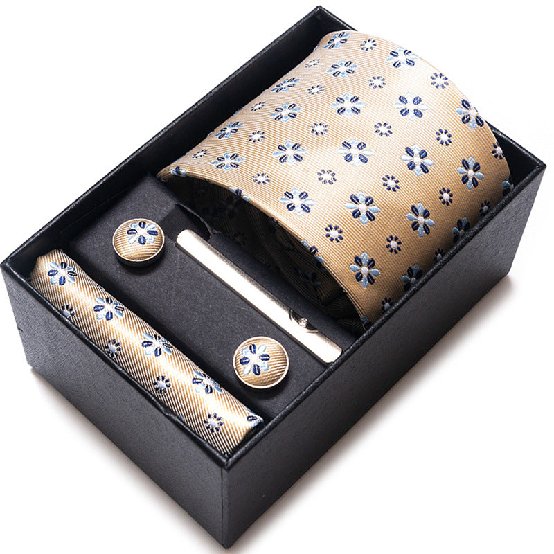 Formal Jacquard Yarn-dyed Business Professional Tie