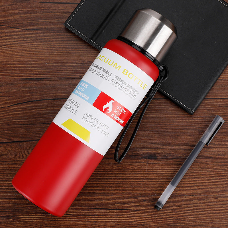 Double Layer Stainless Steel Portable Thermos
