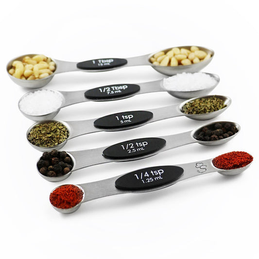 Stainless steel double-head measuring spoon