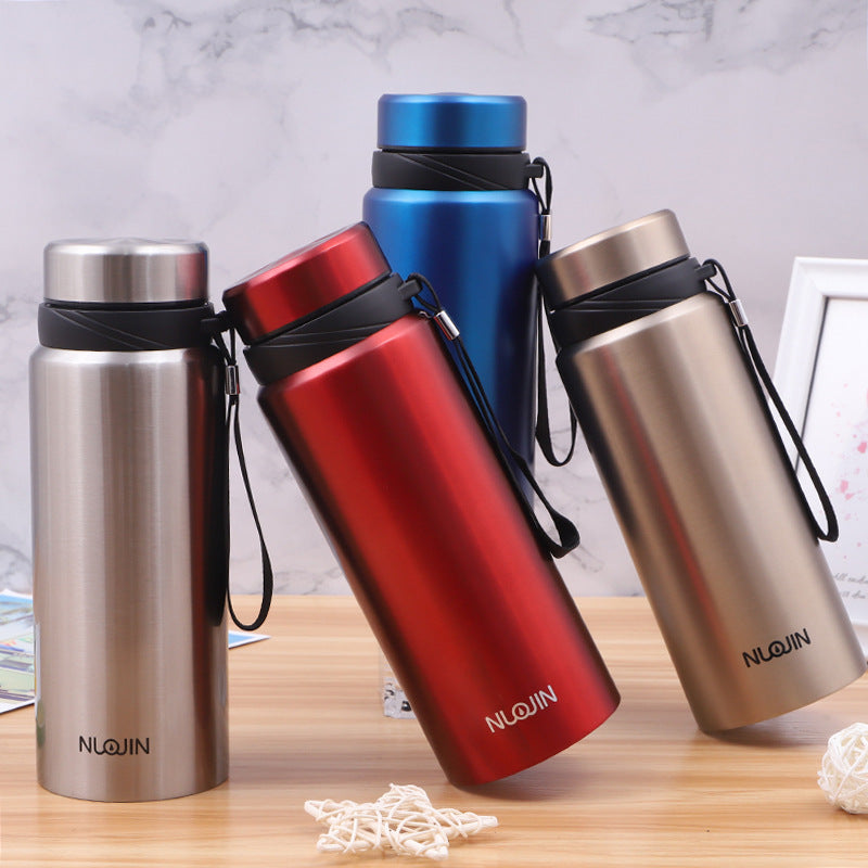 Mountaineering Travel Sports Double-layer Vacuum Insulation Pot