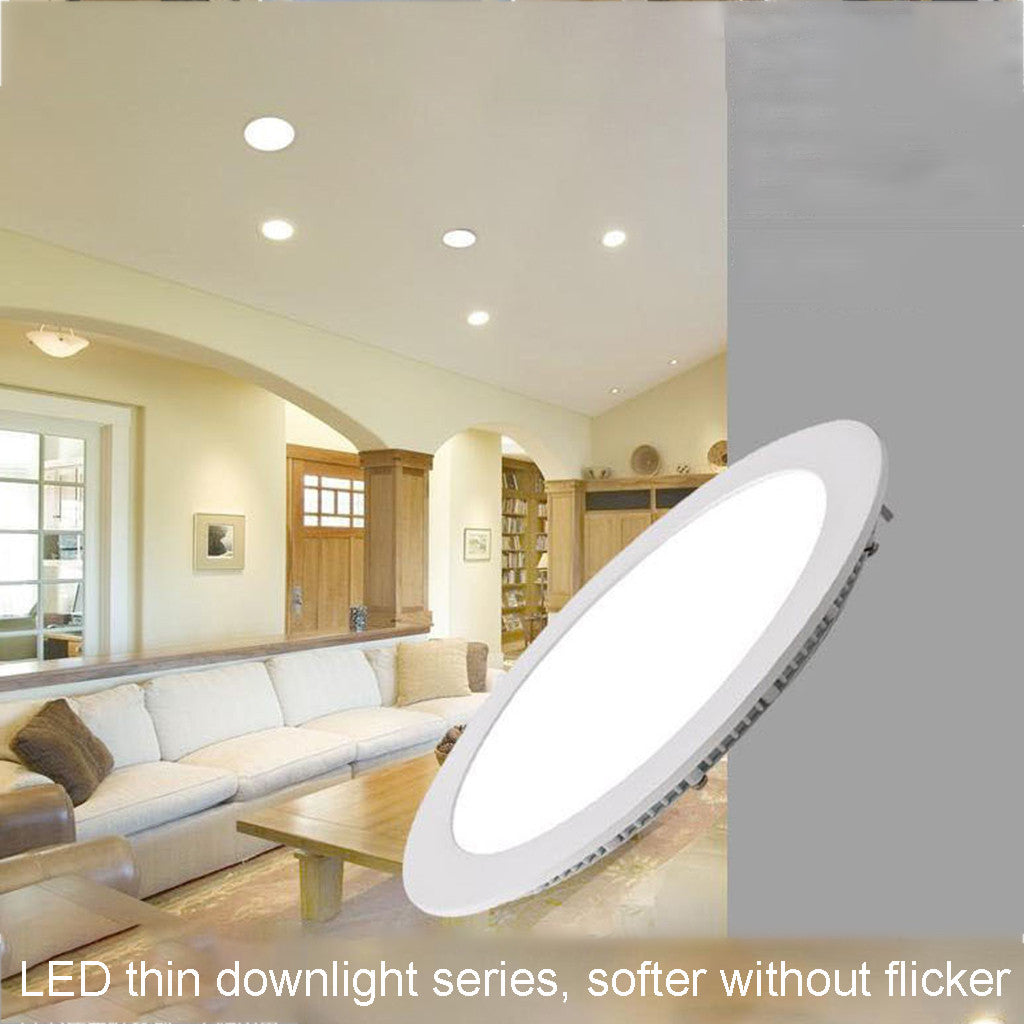 LED Recessed Ceiling Panel Down Lights Bulb Slim Lamp Fixture Panel Light