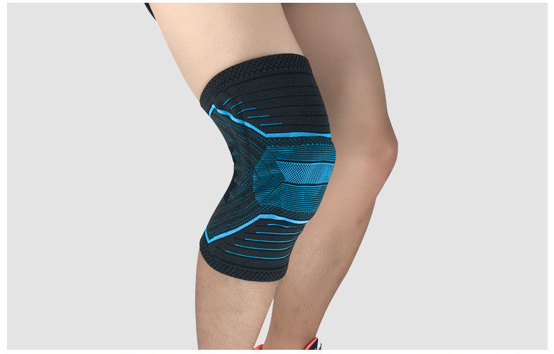 Support Pressurized Silicone Crash Sports Knee Pads
