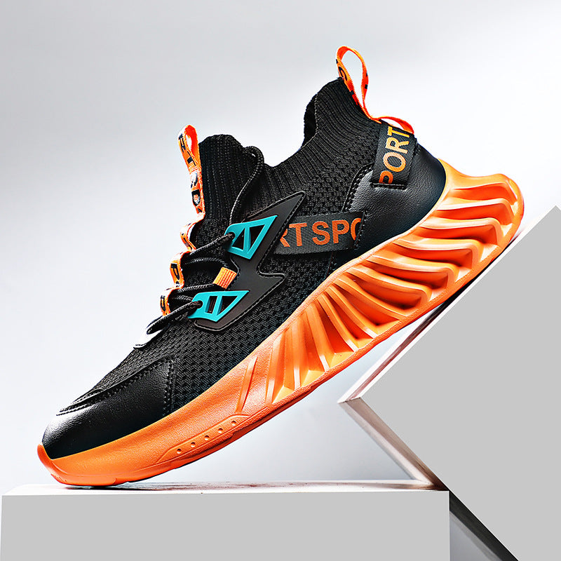 Men's Running Shoes Lightweight Non Slip Sneakers Breathable