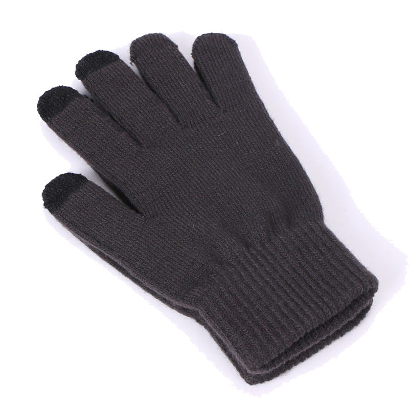 Men's And Women's Knitted Set Autumn And Winter Thickening