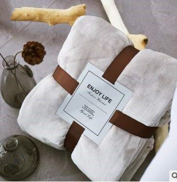 Double-Sided Thick Coral Fleece Blanket