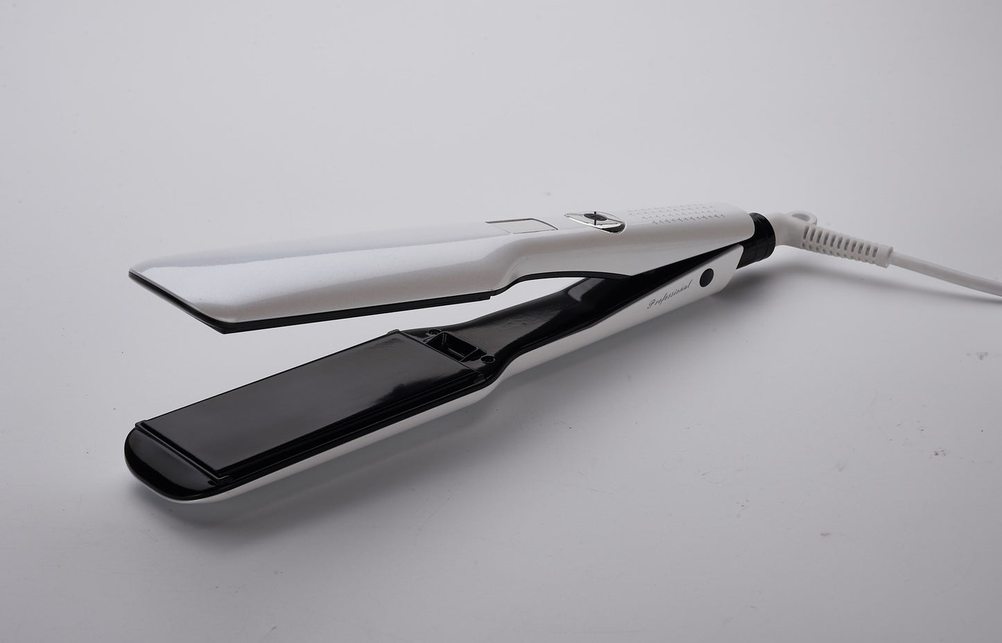 Professional Wide Plates Hair Straightener Curler Ceramic Flat Iron Keratin Straightening Curling Irons Styling Tool 360 Degree