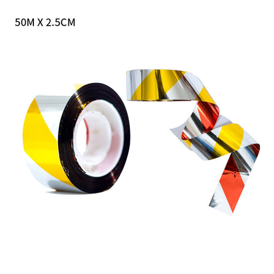 Farmland orchard bird repellent ribbon