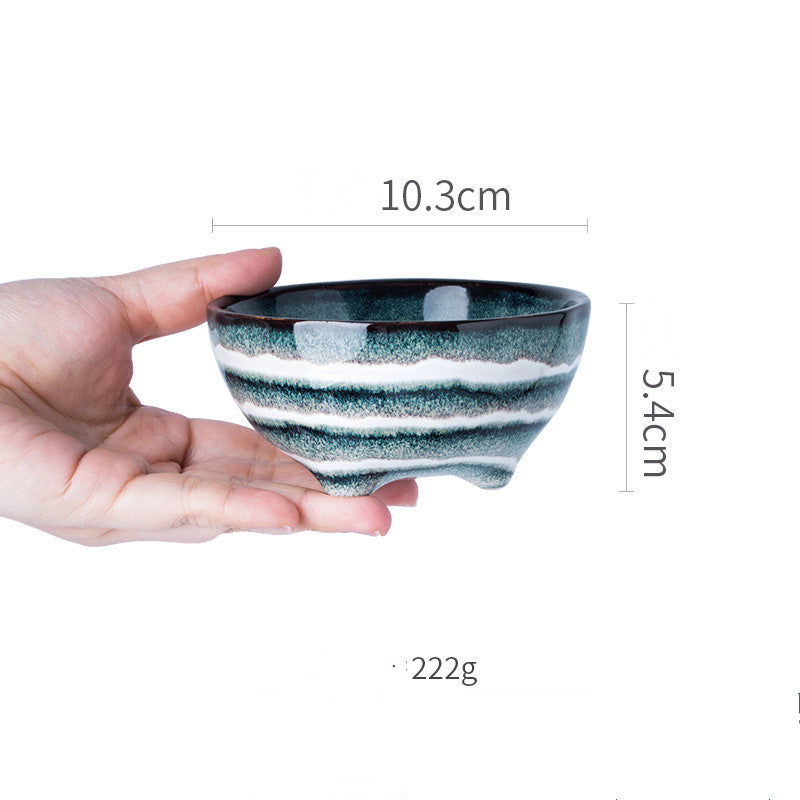 Japanese ceramic triangle plate bowl