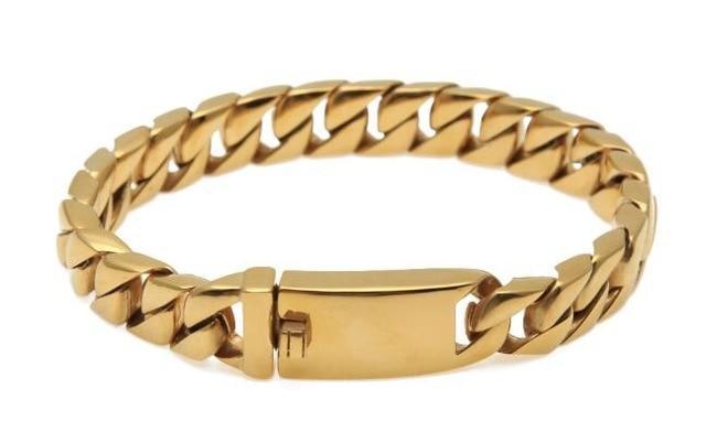 Titanium steel bracelet fashion trend titanium steel Men's bracelet