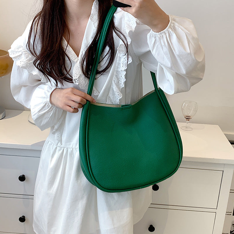 Big Soft PU Leather Bucket Shoulder Bag For Women Luxury Designer Handbags And Purses 2022 Luxury Trend Fashion Brand Totes