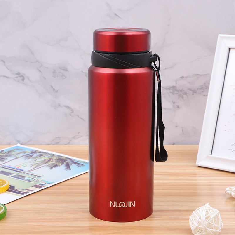 Mountaineering Travel Sports Double-layer Vacuum Insulation Pot