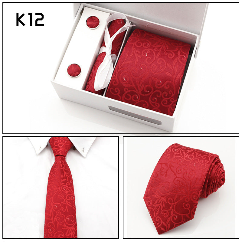 Six-piece men's formal tie