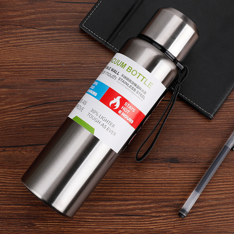 Double Layer Stainless Steel Portable Thermos