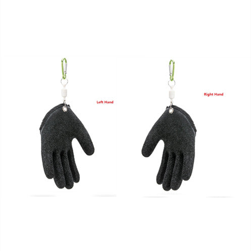 Fishing Catching Gloves with Magnet Release