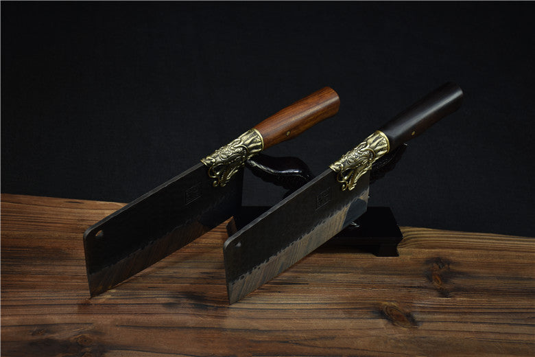 Pattern Steel Clip Steel Bone Chopping Knife