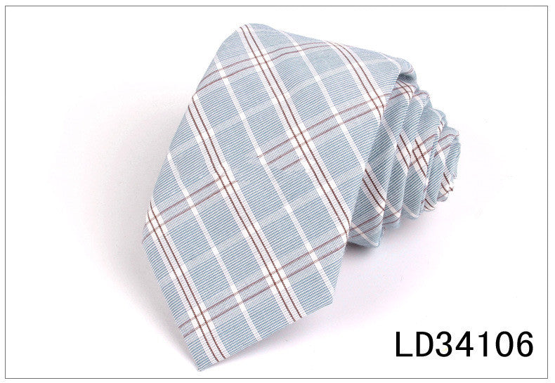 Plaid Series 7cm Men's Ties