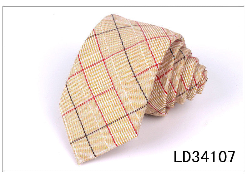 Plaid Series 7cm Men's Ties
