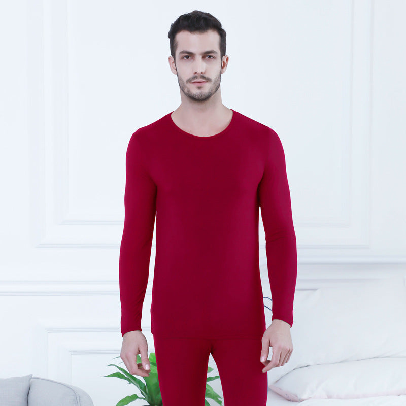 Men's Base Autumn Clothes And Long Trousers Thermal Underwear Set