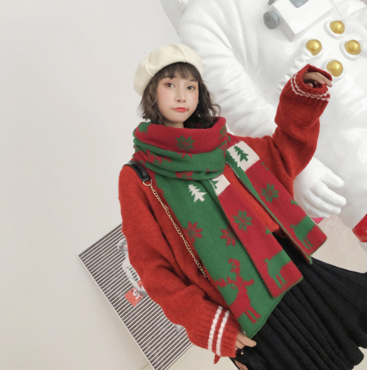 Fashionable Women's Knitted Warm All-match Shawl