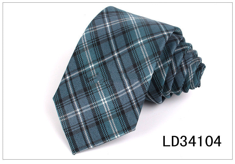 Plaid Series 7cm Men's Ties
