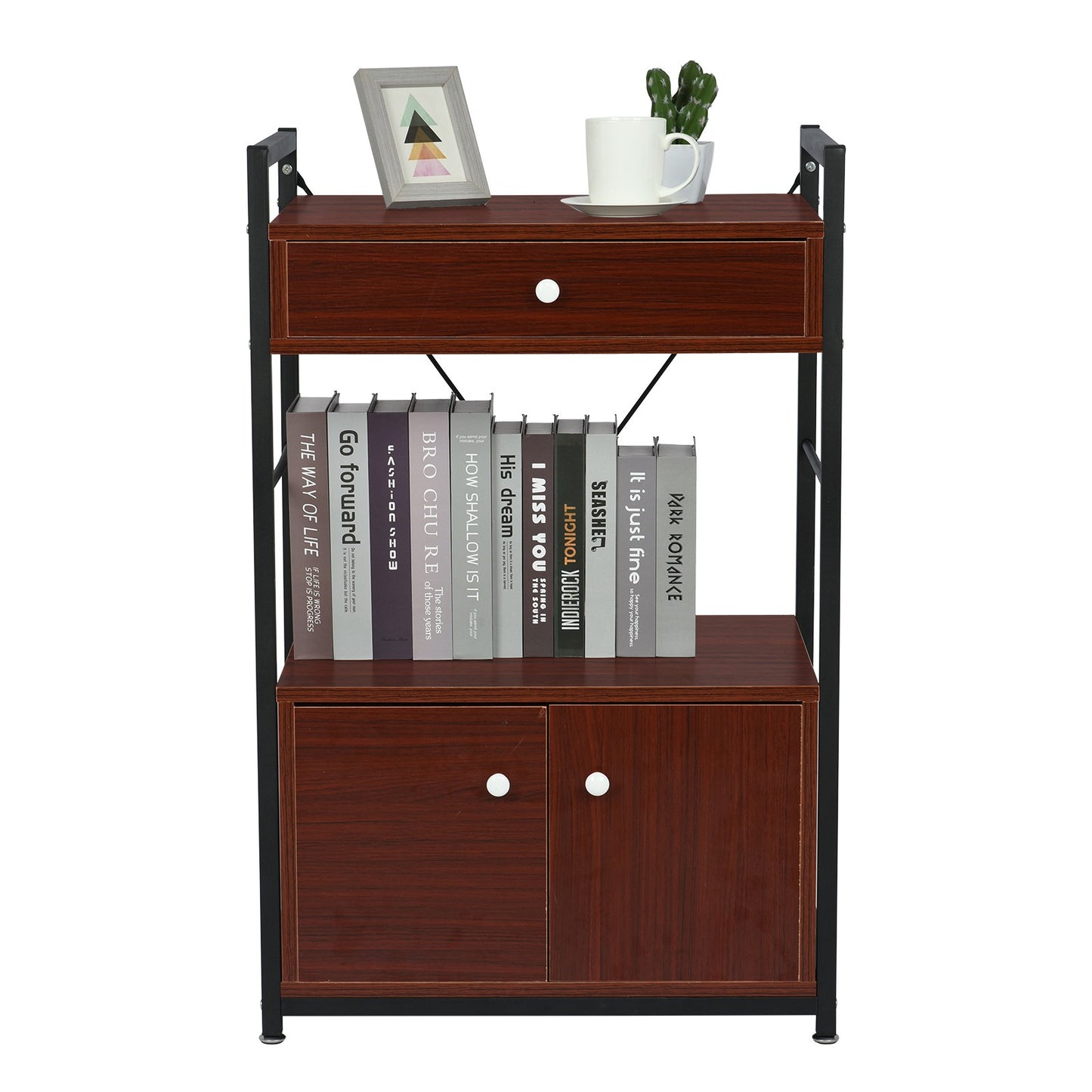 Kitchen Baker's Rack Storage Cabinet Microwave Oven Stand Kitchen Storage Shelf