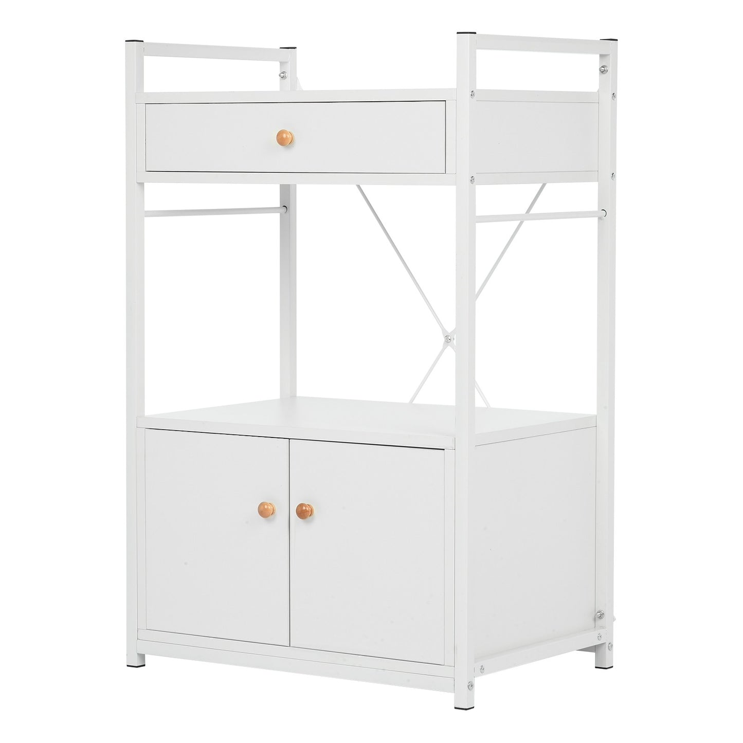 Kitchen Baker's Rack Storage Cabinet Microwave Oven Stand Kitchen Storage Shelf
