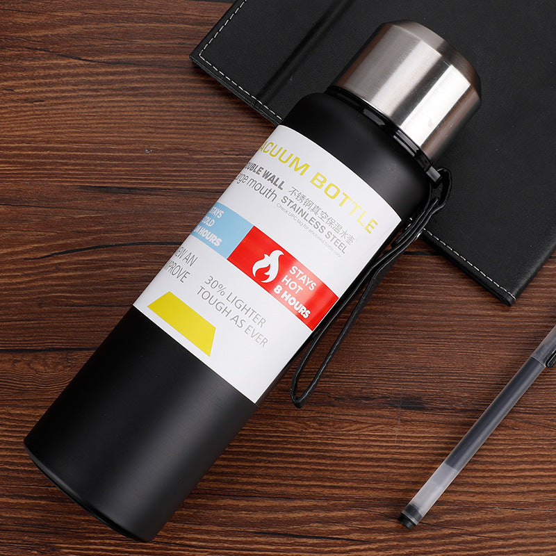 Double Layer Stainless Steel Portable Thermos