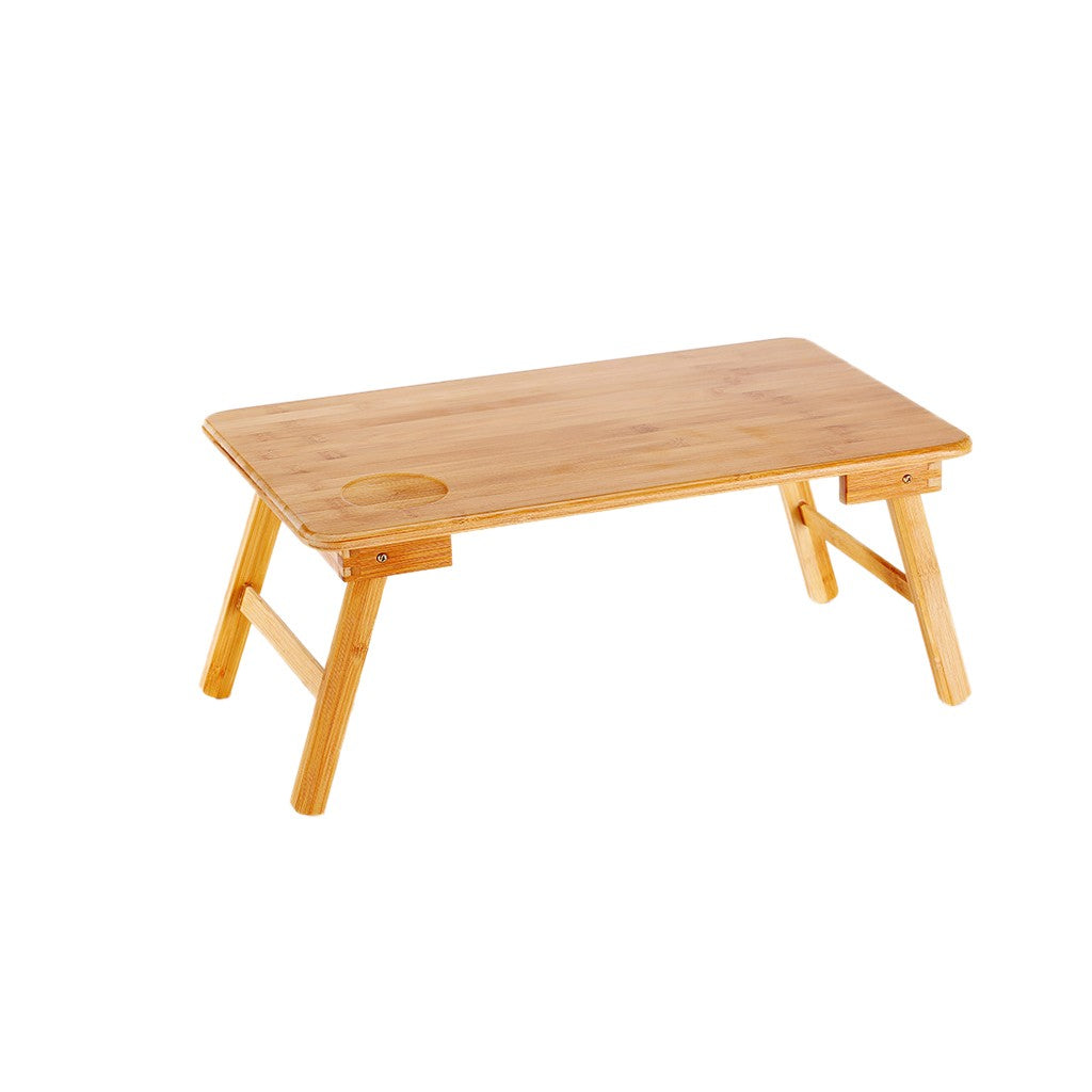 Bamboo Laptop Tray Desk Foldable Lap Table Bed Tray Home Lazy Breakfast Table