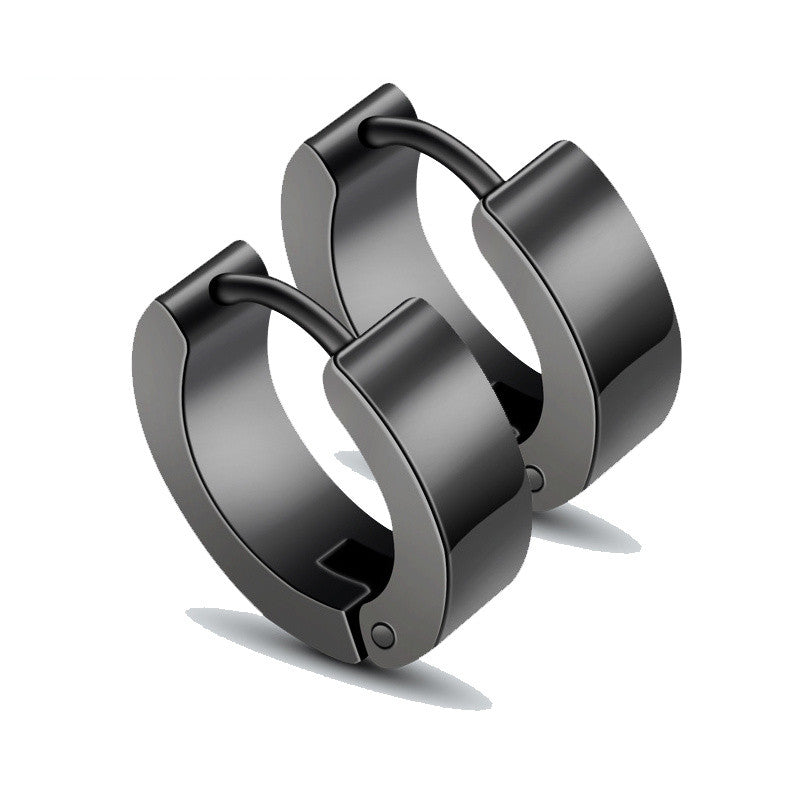 Titanium Steel Men's Street Single Trendy Male Ear Clip