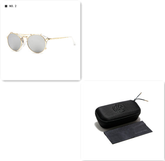 Round ladies outdoor sunglasses
