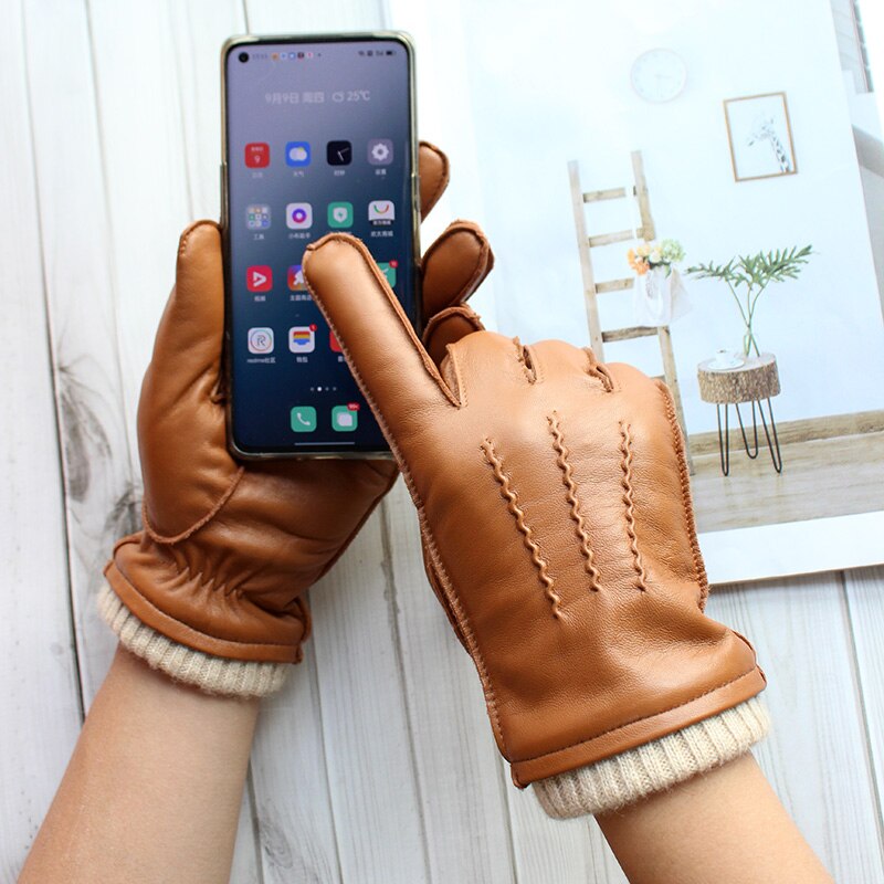 Cycling Windproof Waterproof And Warm Touch Screen Mens Gloves