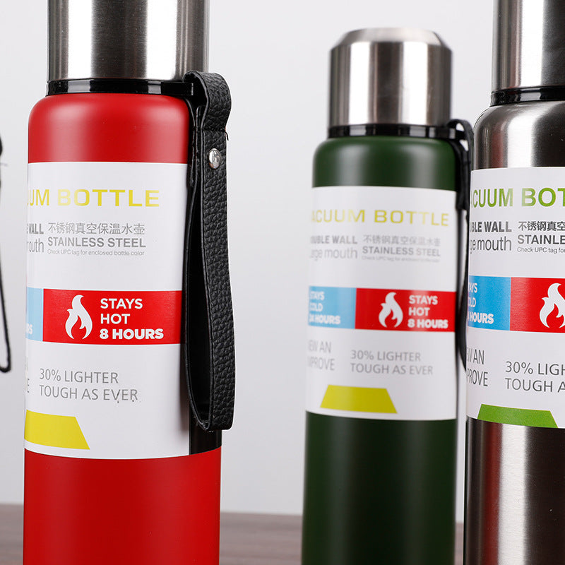 Double Layer Stainless Steel Portable Thermos