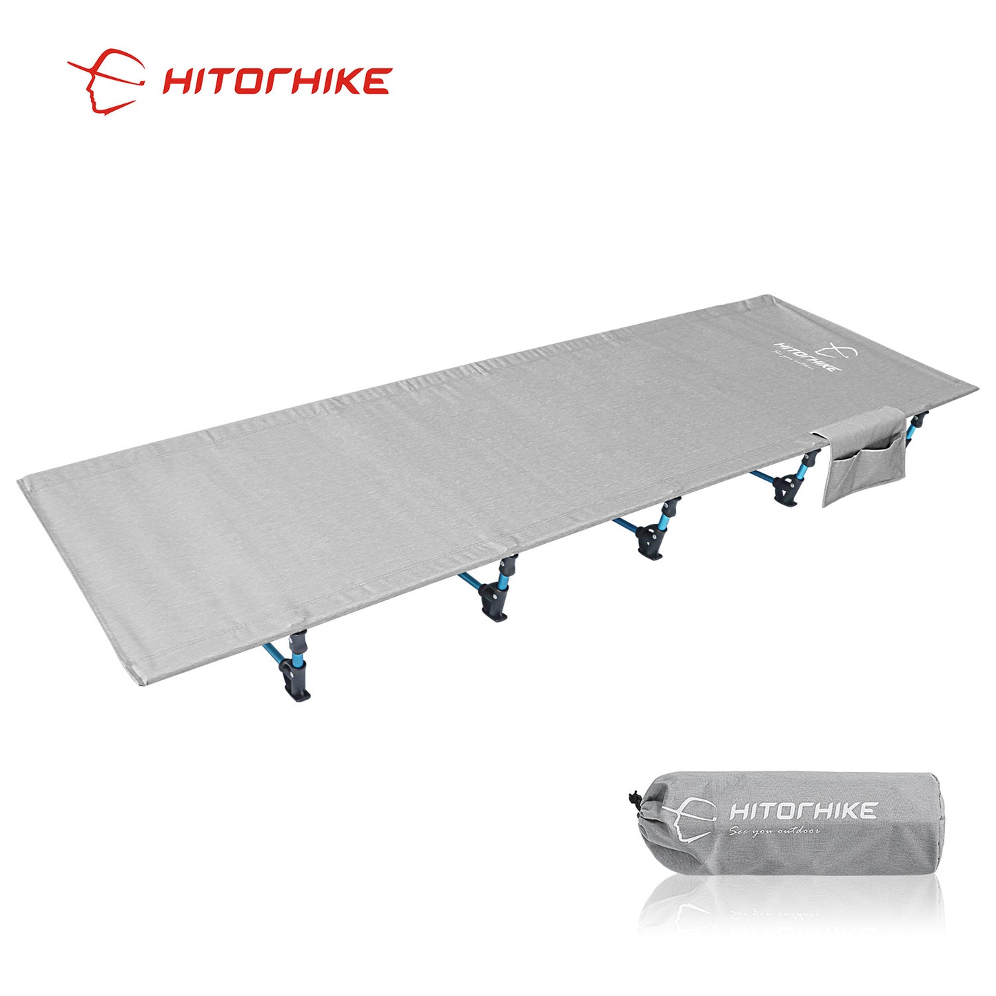 Outdoor Foldable Single Camp Bed Camping Portable