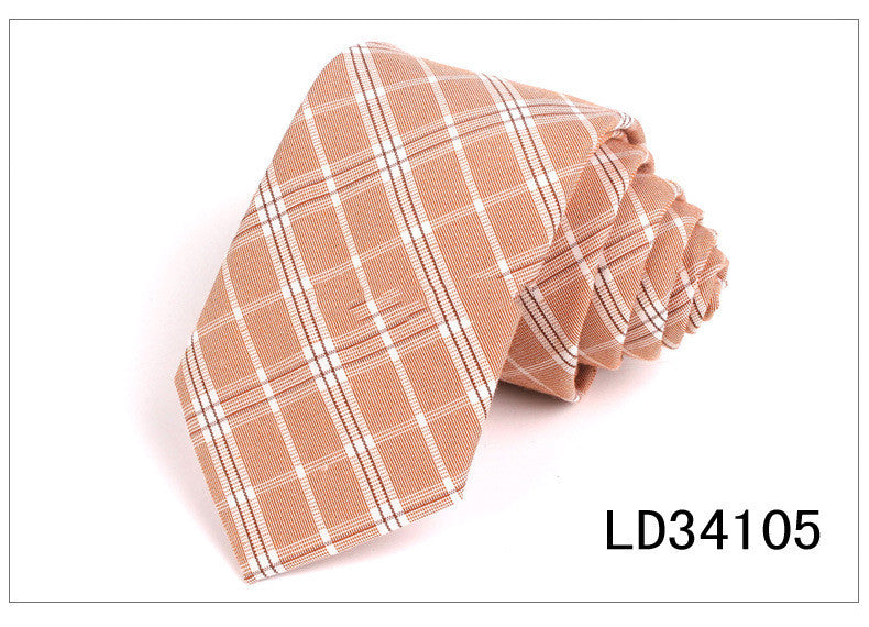Plaid Series 7cm Men's Ties