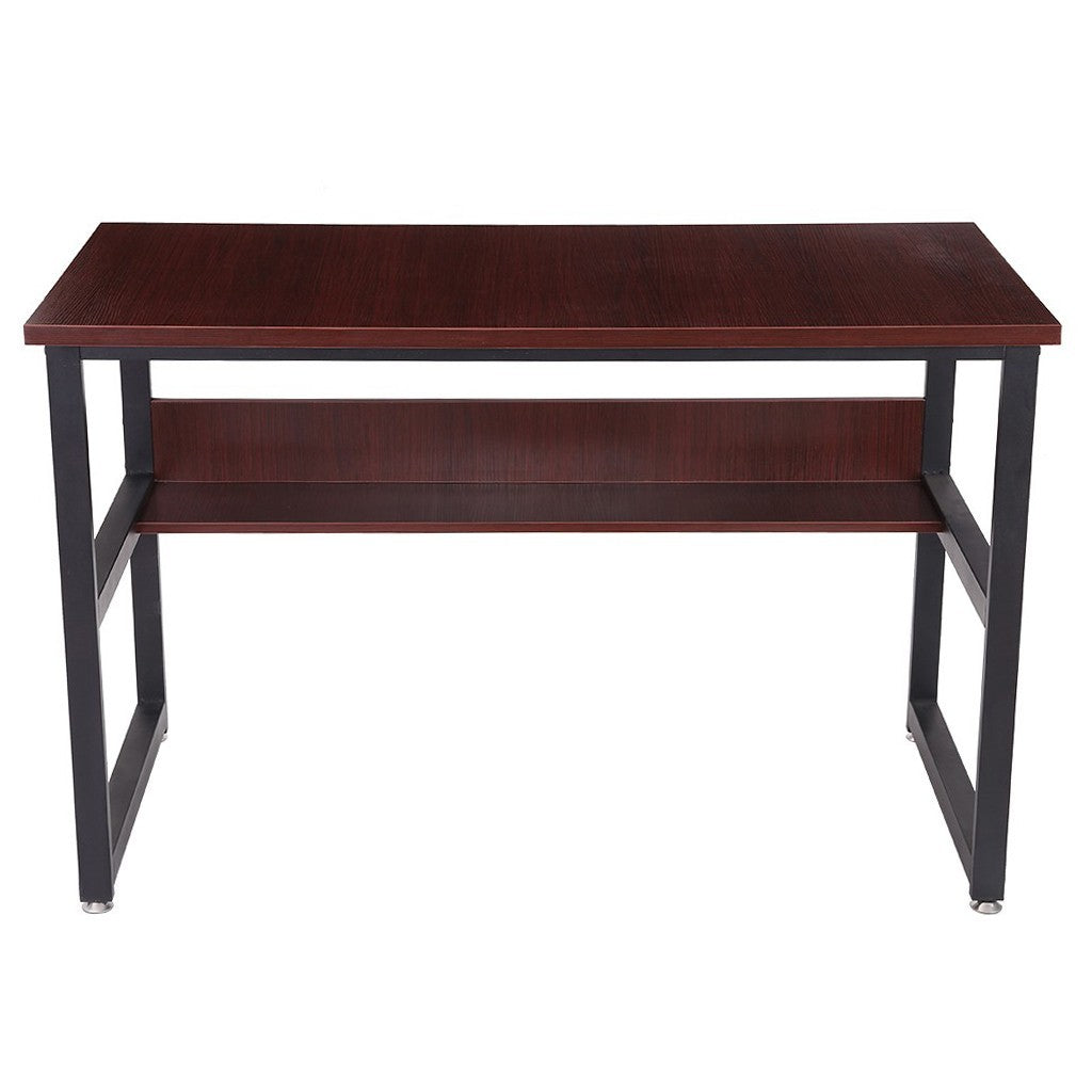 Home Computer Desk With Bookshelf Office Desk Workstation PC Laptop Study Table