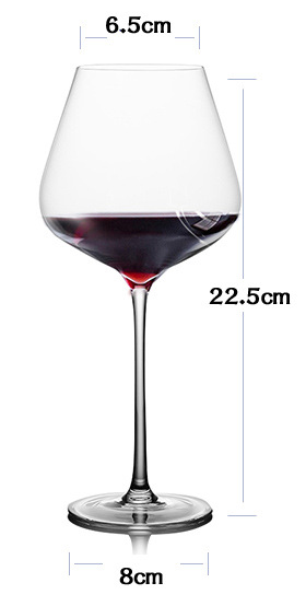Creative European Style Goblet Lead-free Glass Burgundy Wine Glass